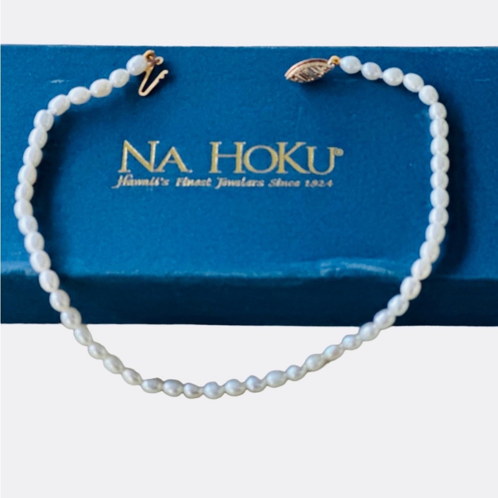 REAL PEARL ANKLET WHITE